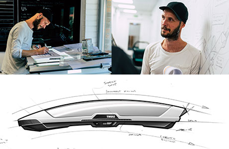 The ground-breaking design of the Thule Motion Roof Boxes
